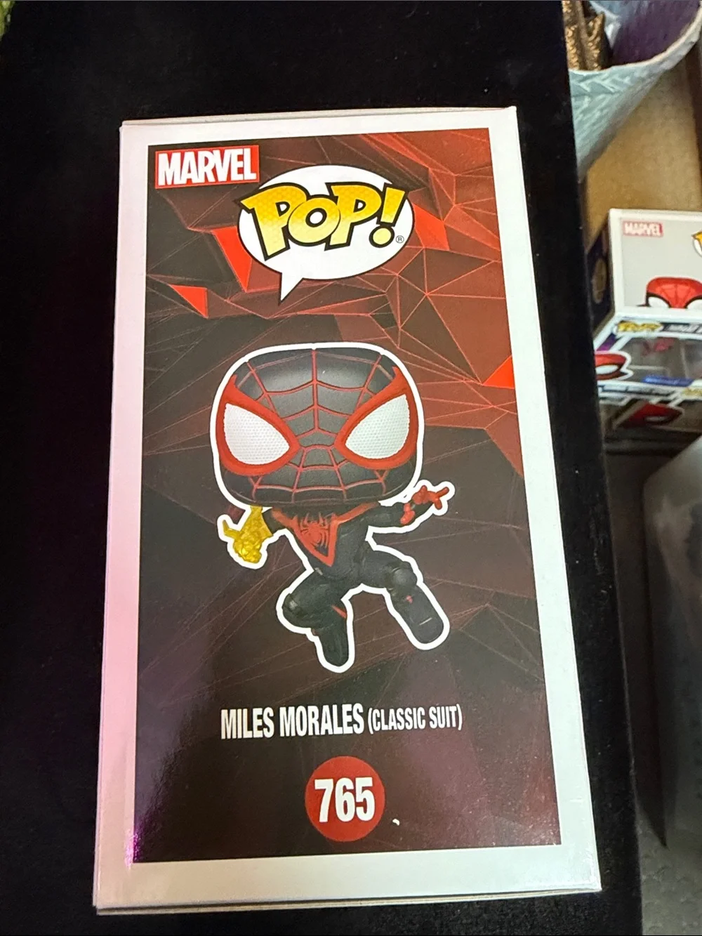 Funko Miles Morales Pop! Figure - Black & Red Classic Suit